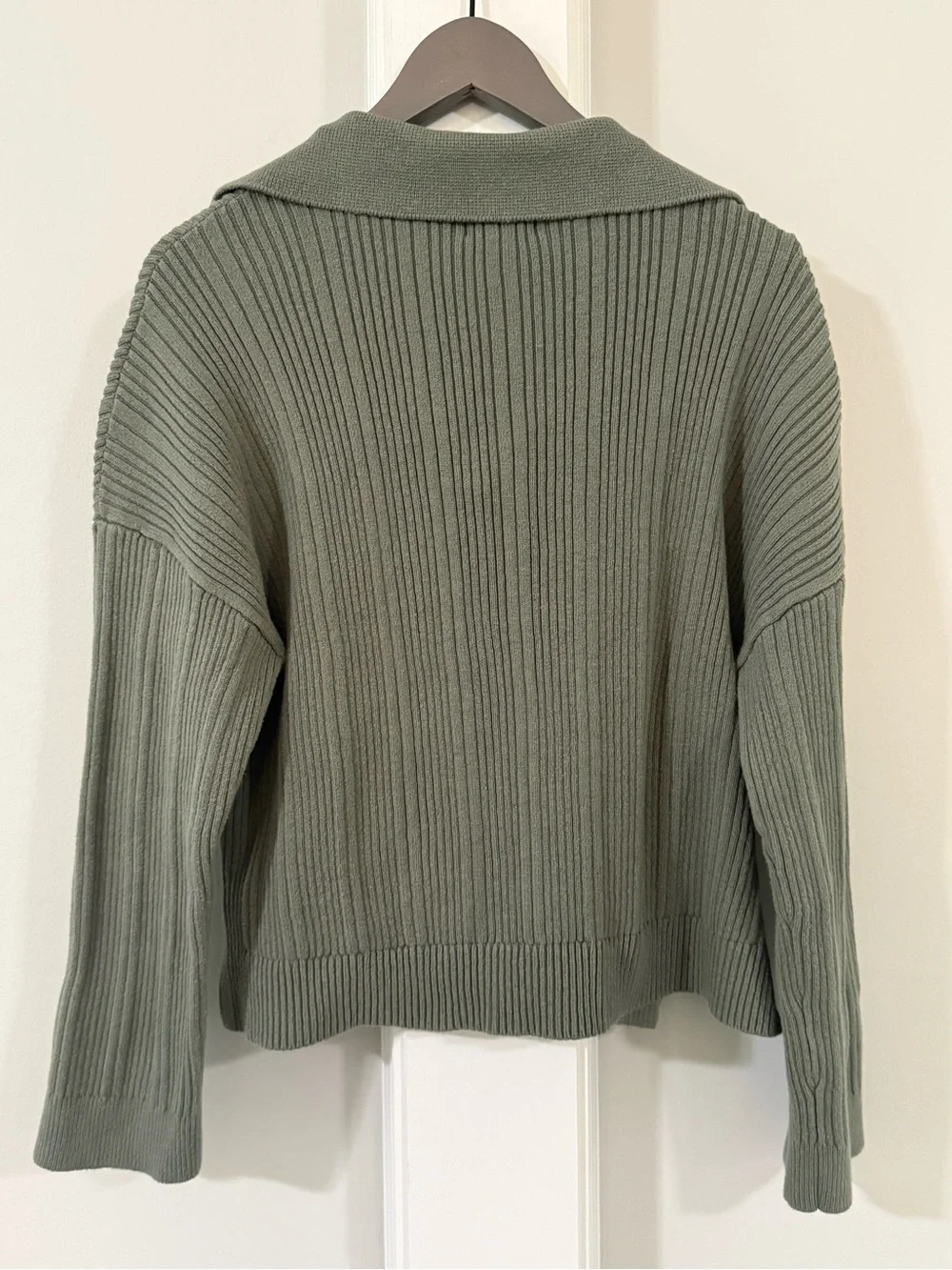 Lou & Grey Ribbed Collared Sweater - Picture 3 of 6